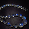 Awesome - AAAA - High Quality So Gorgeous - Rainbow MOONSTONE - Smooth Oval Briolett Blue Fire size - 4x5 - 9x11.5 mm - 51 pcs